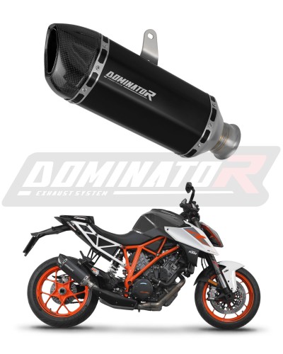 DOMINATOR HP1 FEKETE kipufogó dob KTM 1290 SUPER Duke / R 2017 - 2019 motorkerékpárhoz 5