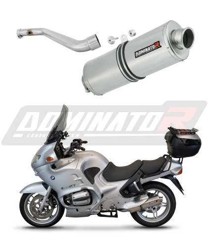 exhaust muffler DOMINATOR oval fits the motorcycle BMW R1150RS