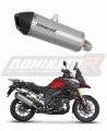 exhaust muffler DOMINATOR titanium HP7 fits the motorcycle Suzuki DL 1000 V Strom 2017   2020