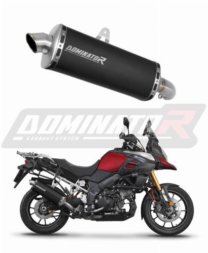 DOMINATOR P7 FEKETE kipufogó dob Suzuki DL 1000 V-Strom 2017 - 2020 motorkerékpárhoz 6