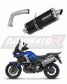 exhaust muffler DOMINATOR P7 BLACK fits the motorcycle Yamaha XT 1200Z Super Tenere 2010   2016