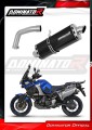 exhaust muffler DOMINATOR P7 BLACK fits the motorcycle Yamaha XT 1200Z Super Tenere 2010   2016 2