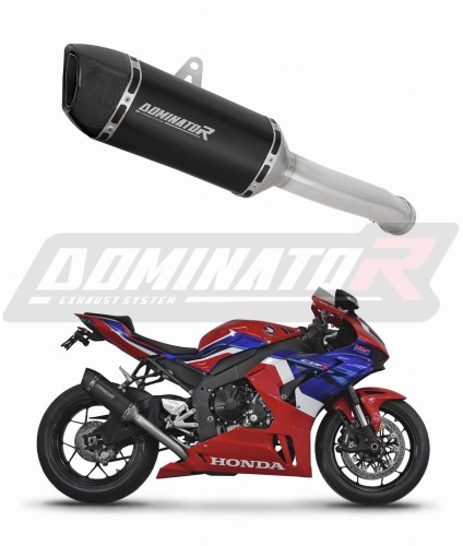DOMINATOR HP6 FEKETE kipufogó dob Honda CBR 1000RR-R Fireblade / SP 2020 - 2024 motorkerékpárhoz