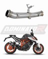decat mid muffler DOMINATOR Mid Pipe fits the motorcycle 1290 SUPER DUKE R 2017   2019 2