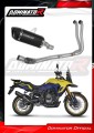 teljes kipufogórendszer DOMINATOR Full System HP6 FEKETE kipufogódobbal a Suzuki V-Strom 800 SE / DE 2023 - 2024 motorkerékpárhoz