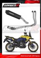 teljes kipufogórendszer DOMINATOR Full System MX2 FEKETE kipufogódobbal Suzuki V-Strom 800 SE / DE 2023 - 2024 motorkerékpárhoz