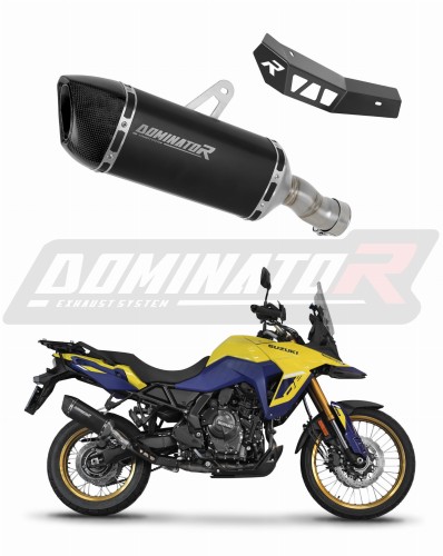 DOMINATOR HP6 FEKETE kipufogó dob Suzuki V-Strom 800 SE / DE 2023 - 2024 motorkerékpárhoz 5