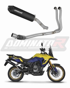 Suzuki V-Strom 800 SE / DE 2023 - 2024 Full system Kipufogó leömlő Kipufogódob MX2 FEKETE + dB killer