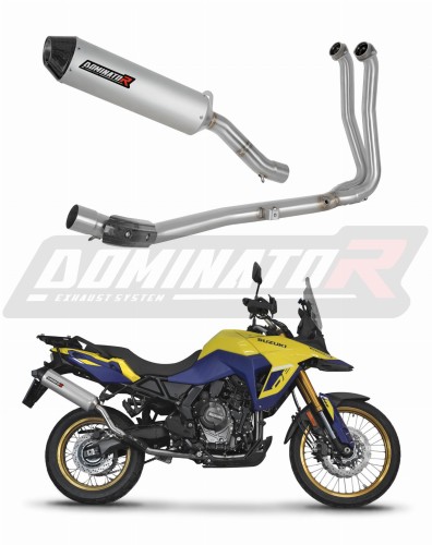 complete exhaust system with muffler DOMINATOR Full System MX2 fits the motorcycle Suzuki V Strom 800 SE / DE 2023   2024 5