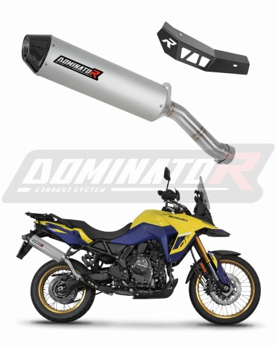 exhaust muffler DOMINATOR MX2 fits the motorcycle Suzuki V Strom 800 SE / DE 2023   2024 5