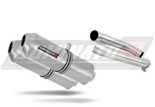 exhaust muffler DOMINATOR OVR fits the motorcycle Honda VTR 1000F Firestorm 2002   2006