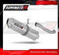 exhaust muffler DOMINATOR OVR fits the motorcycle Suzuki DR 800 S / BIG RIGHT SIDE  2