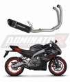 teljes kipufogórendszer DOMINATOR Full System HP8 FEKETE hangtompítóval, amely illeszkedik az Aprilia RS 457 2024 - 2026 motorkerékpárhoz