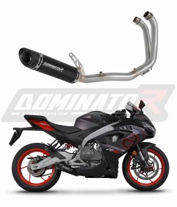Aprilia RS 457 2024 - 2026 Full system Leömlő Kipufogó Hangtompító HP8 BLACK + dB killer