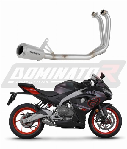 komplett kipufogórendszer DOMINATOR Full System GPS dobbal Aprilia RS 457 2024 - 2026 motorkerékpárhoz