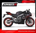 teljes kipufogórendszer DOMINATOR Full System HP8 FEKETE hangtompítóval, amely illeszkedik az Aprilia RS 457 2024 - 2026 motorkerékpárhoz 4