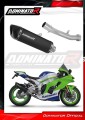 DOMINATOR HP6 FEKETE kipufogó dob Kawasaki ZX10R / RR 2021 - 2025 motorkerékpárhoz