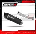 DOMINATOR HP6 FEKETE kipufogó dob Kawasaki ZX10R / RR 2021 - 2025 motorkerékpárhoz 2