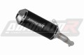 exhaust muffler DOMINATOR OV G2 BLACK fits the motorcycle Yamaha MT 03 2020   2023 2