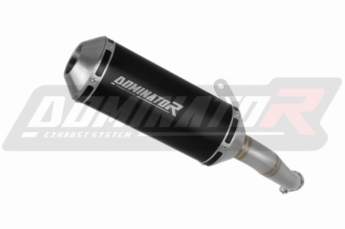 exhaust muffler DOMINATOR OV G2 BLACK fits the motorcycle Yamaha MT 03 2020   2023 2