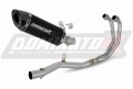 complete exhaust system with muffler DOMINATOR Full System HP8 BLACK fits the motorcycle Yamaha MT 03 2020   2023 2