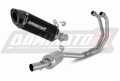 teljes kipufogórendszer DOMINATOR HP8 FEKETE kipufogódobbal a Yamaha MT-03 2020 - 2023 motorkerékpárhoz 2