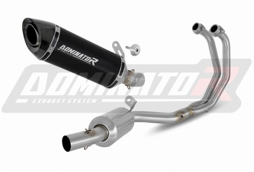 teljes kipufogórendszer DOMINATOR HP8 FEKETE kipufogódobbal a Yamaha MT-03 2020 - 2023 motorkerékpárhoz 2