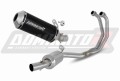 complete exhaust system with muffler DOMINATOR Full System OV G2 BLACK fits the motorcycle Yamaha MT 03 2020   2023 2