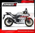 DOMINATOR HP8 FEKETE kipufogó dob Yamaha YZF-R3 2019 - 2024 motorkerékpárhoz 6