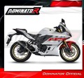 DOMINATOR OV G2 FEKETE kipufogó dob Yamaha YZF-R3 2019 - 2024 motorkerékpárhoz 6