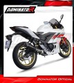 complete exhaust system with muffler DOMINATOR Full System HP8 BLACK fits the motorcycle Yamaha YZF R3 2019   2024 5