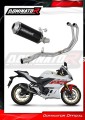 complete exhaust system with muffler DOMINATOR Full System OV G2 BLACK fits the motorcycle Yamaha YZF R3 2019   2024 3