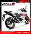 complete exhaust system with muffler DOMINATOR Full System OV G2 BLACK fits the motorcycle Yamaha YZF R3 2019   2024 5