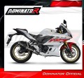 komplett DOMINATOR kipufogórendszer OV G2 FEKETE hangtompítóval, amely illeszkedik a Yamaha YZF-R3 2019 - 2024 motorkerékpárhoz 6