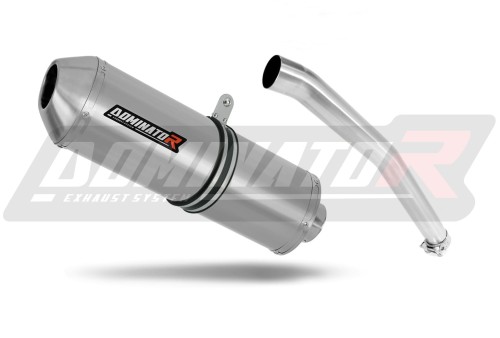 exhaust muffler DOMINATOR homologated road legal OVR fits the motorcycle Yamaha YZF R6 1999   2002