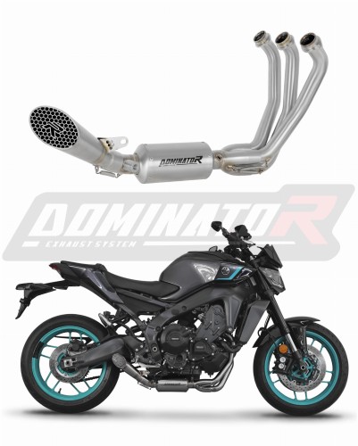 complete exhaust system with muffler DOMINATOR Full System GP3 fits the motorcycle Yamaha MT 09 2024