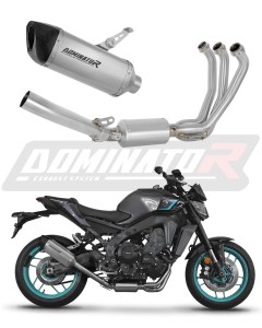 Yamaha MT-09 2024 Teljes rendszer Kipufogó leömlő Titán dob HP6 + dB killer