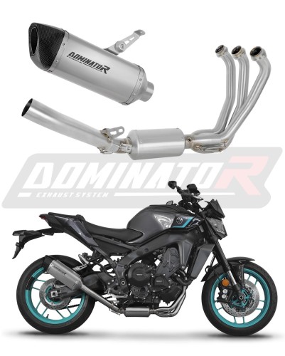 complete exhaust system with muffler DOMINATOR Full System titanium HP6 fits the motorcycle Yamaha MT 09 2024