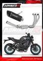 complete exhaust system with muffler DOMINATOR Full System HP6 BLACK fits the motorcycle Yamaha MT 09 2024  2