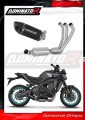 complete exhaust system with muffler DOMINATOR Full System HP8 BLACK fits the motorcycle Yamaha MT 09 2024  2