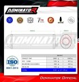 DOMINATOR homológ OVR kipufogó dob Kawasaki Z1000 2003 - 2006 motorkerékpárhoz 3