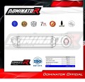 DOMINATOR Homologált FEKETE HP1 kipufogó dob Kawasaki VERSYS 1000 2019 - 2024 motorkerékpárhoz 3
