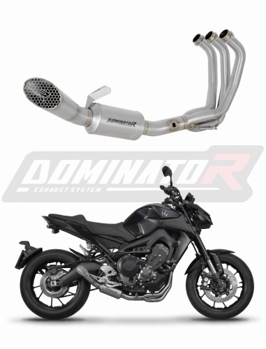 komplett DOMINATOR Full System GP3 kipufogórendszer kipufogódobbal Yamaha MT-09 2013 - 2016 motorkerékpárhoz