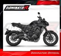 teljes kipufogórendszer DOMINATOR Full System HP8 FEKETE dobbal, amely illeszkedik a Yamaha MT-09 2017 - 2020 motorkerékpárhoz 2