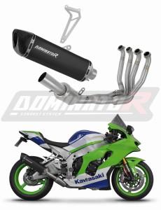 Kawasaki ZX10R / RR 2021 - 2025 Full system Leömlő kipufogó HP6 FEKETE kipufogódob + dB killer