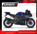 DOMINATOR RACE Full System HP6 FEKETE komplett kipufogórendszer dobbal, amely illeszkedik a Yamaha YZF R7 2021 - 2024 motorkerékpárhoz 5