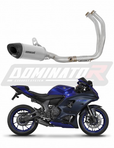 teljes kipufogórendszer DOMINATOR Full System HP8 Titán hangtompítóval a Yamaha YZF R7 2021 - 2024 motorkerékpárhoz 3