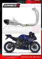 complete exhaust system with muffler DOMINATOR Full System titanium HP8 fits the motorcycle Yamaha YZF R7 2021   2024 4