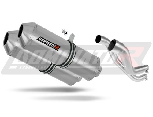 exhaust muffler DOMINATOR OVR fits the motorcycle Aprilia Pegaso 650 Factory 2007   2010