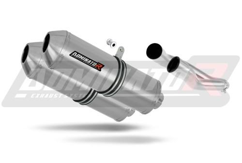 exhaust muffler DOMINATOR OVR fits the motorcycle Aprilia Pegaso 650 2001   2004